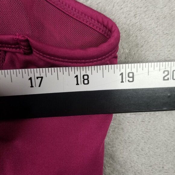 Womens Raspberry Rose J. Dow Fitness Bodysuit Workout Polyester Stretch Size XXL - Picture 7 of 9